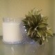 29 oz Green Flower Wrapped with Silver Bling
