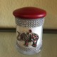 11 oz Dome Red Top/ Elephant with Red Stones