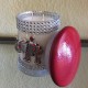 11 oz Dome Red Top/ Elephant with Red Stones