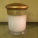 11 oz Dome Gold Top with Golden Rhinestones