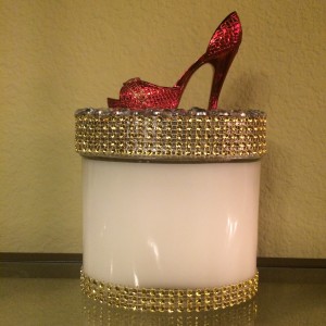 16 oz Oval Red Stiletto