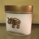 16 oz Oval Golden Elephant